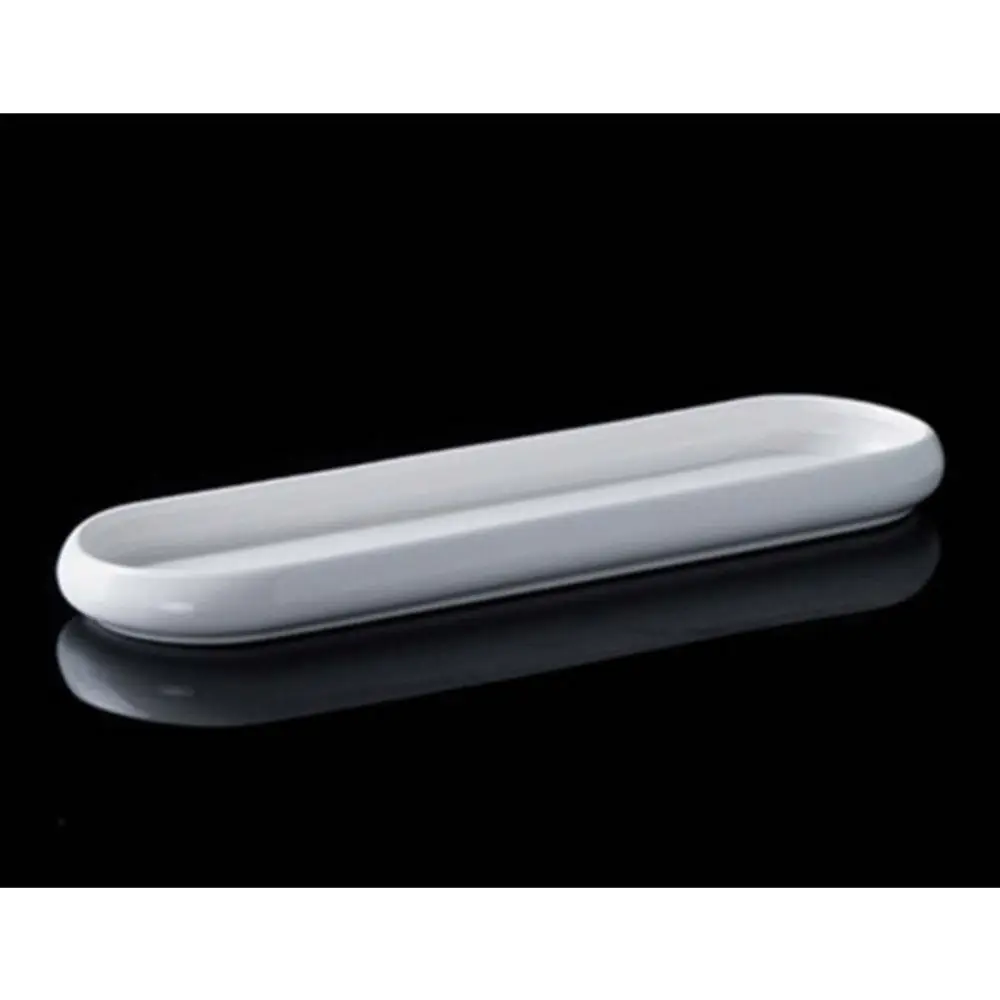 Acar SCT-21-0232 Bianco Perla 6 Adet Porselen Oval Kayık Tabak 28X7.5X2 cm