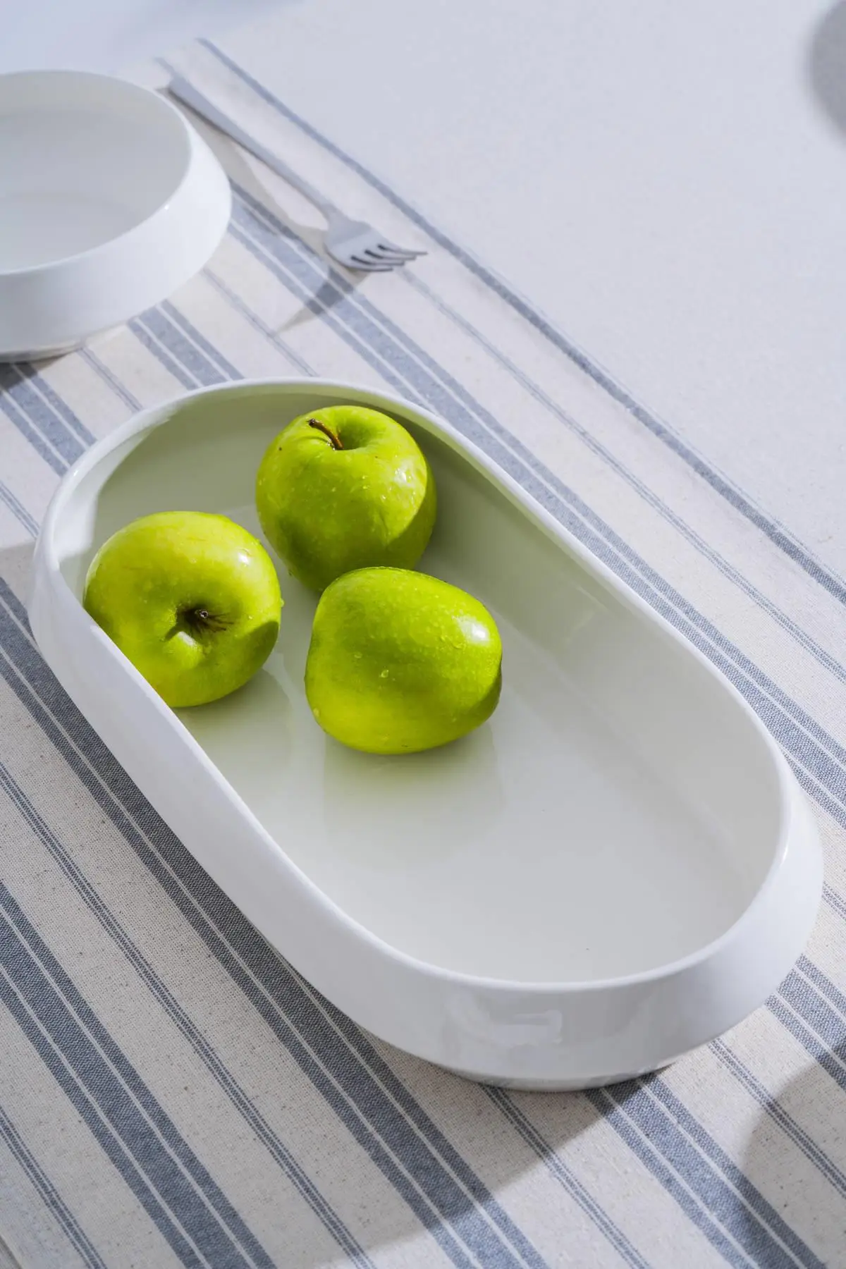 Acar JEA-07403 Rumi 1 Adet Porselen Oval Derin Kayık Sunum Tabak 35 cm