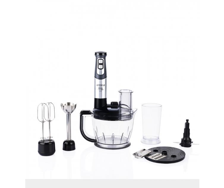 Arnica Diva Trend Pro Rendeli El Blender Seti Gümüş GH21801