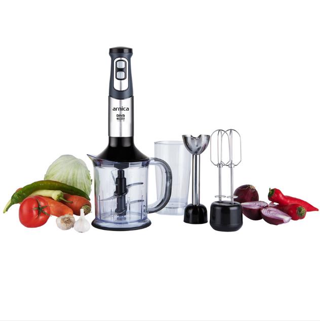 Arnica Diva Trend 3'lü El Blender Seti Gümüş GH21592