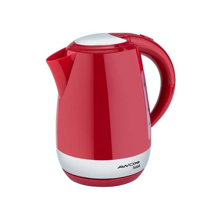 Awox Solid Gizli Rezistans Kettle Kırmızı