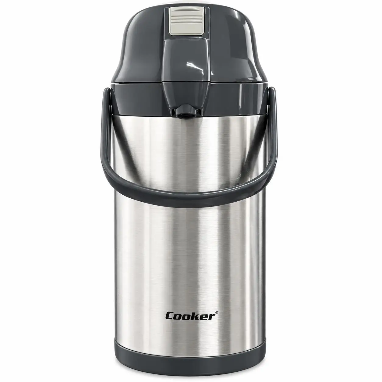 Cooker CKR-2008 Gri 3,5 Litre İnox Pompalı Çelik Termos