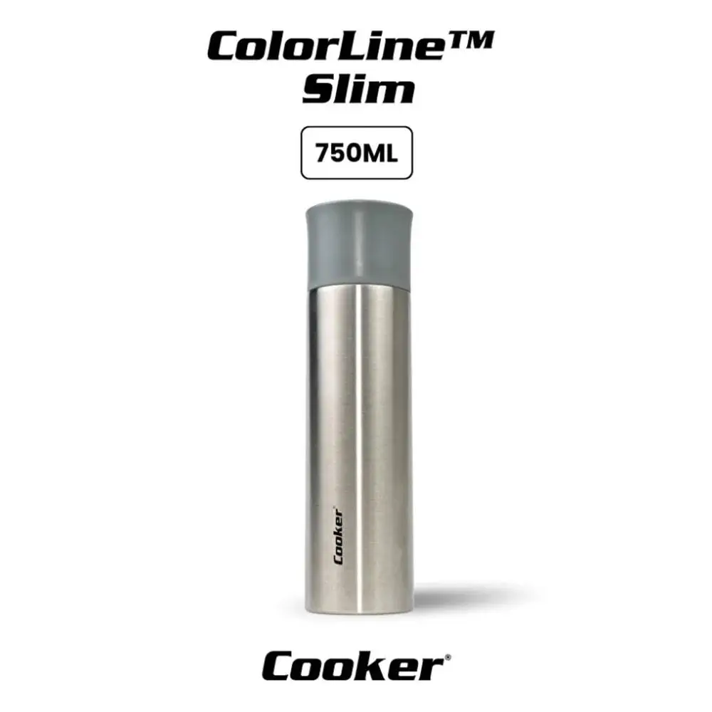 Cooker CKR2074 Paslanmaz Çelik 0,75 Lt Termos Gri