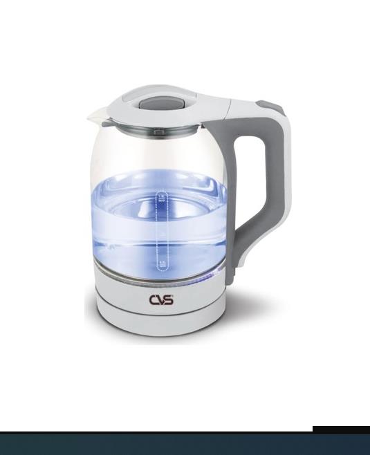 CVS DN9312 Yaşam Cam Kettle Beyaz