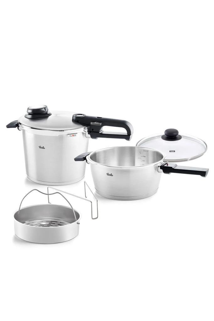 Fissler Vitavit Premium Mat 6 L + 3,5 L Düdüklü Tencere Set