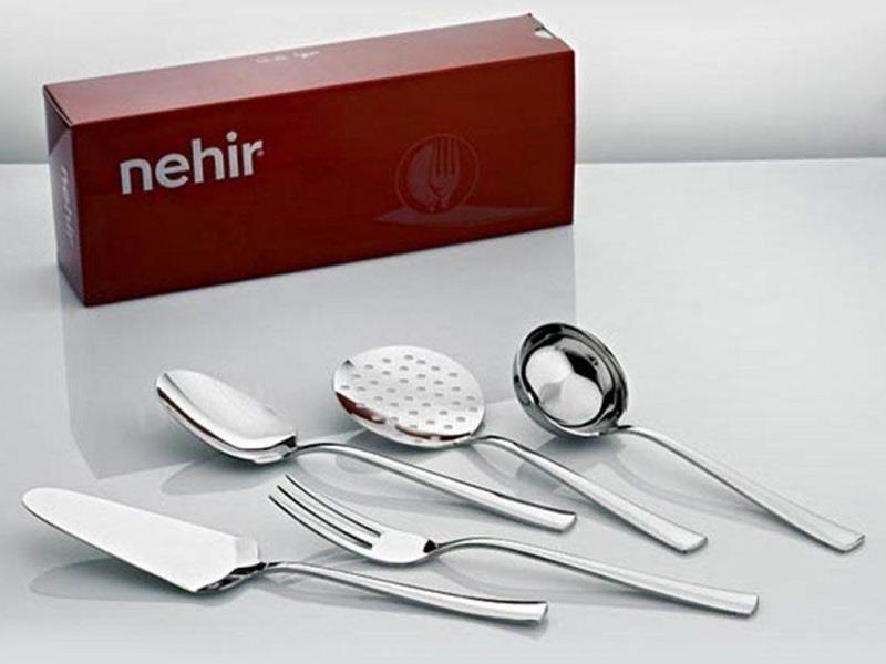 Nehir Deniz Sade 5 Parça Servis Takımı