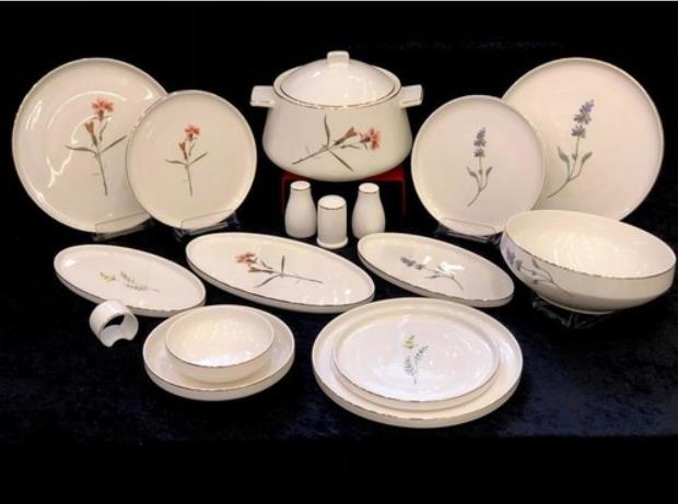 Roy King Lavander Bone China 72 Parça 12 Kişilik Yemek Takımı