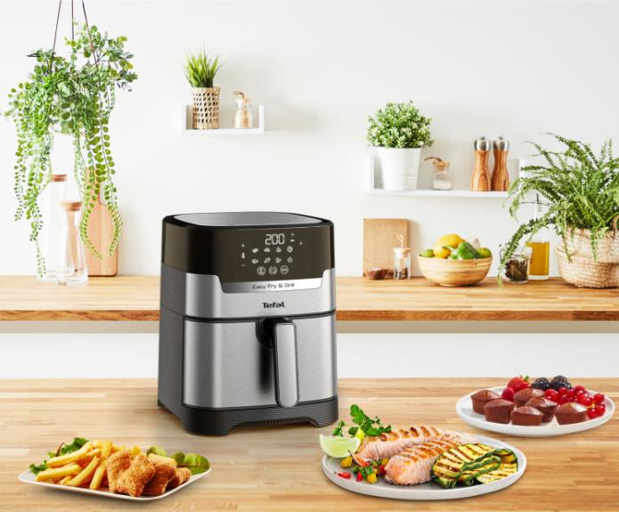 Tefal Easy Fry Grill Precision Yağsız Fritöz Airfryer 4,2 Litre Hava ile Kızartma-Izgara 