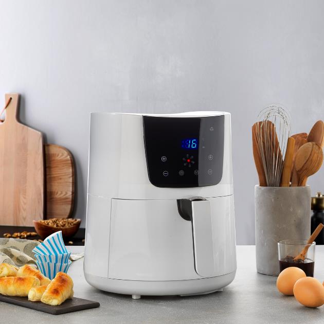 Schafer Dijital Airfryer Sıcak Hava Fritözü Beyaz