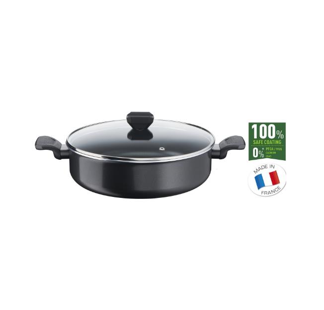 Tefal Titanyum 1X Extra Cook Clean Kısa Tencere 28 cm